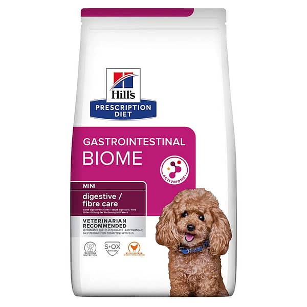 Gastrointestinalna hrana za kuce. Hill's Gastrointestinal Biome Mini Dog Food
